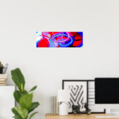 抽象芸術モダンアートパノラマポスター ポスター (ホームオフィス)