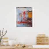 抽象芸術モダンアートプリントポスター ポスター (キッチン)