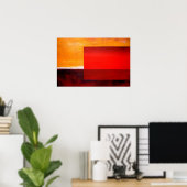 抽象芸術モダンアートポスター – アーモダントプリント ポスター (ホームオフィス)