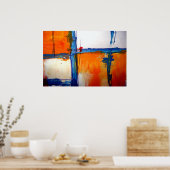 抽象芸術モダンアートポスター ポスター (キッチン)