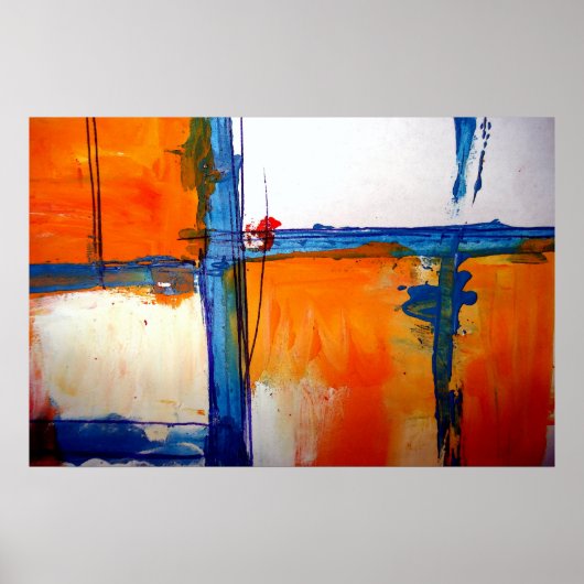 抽象芸術モダンアートポスター ポスター (正面)