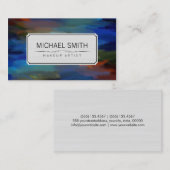 抽象芸術モダンアートメイクアップアーティスト#99 名刺 (正面/裏面)