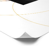 抽象芸術モダンアート中世紀ミニマル主義 ポスター (角)