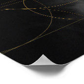 抽象芸術モダンアート中世紀ミニマル主義 ポスター (角)