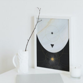 抽象芸術モダンアート中世紀ミニマル主義 ポスター