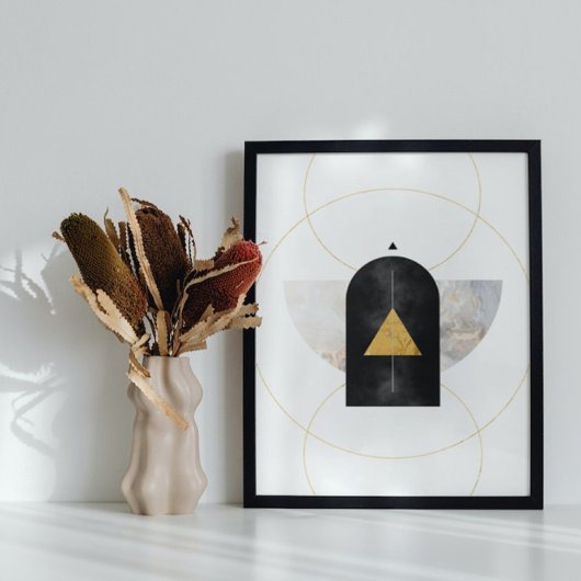 抽象芸術モダンアート中世紀ミニマル主義 ポスター