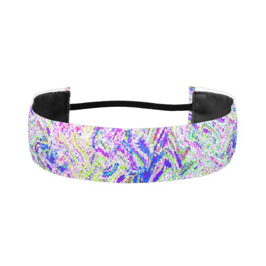 抽象芸術モダンアート旋回パターン結婚式の引き出物 アスレチックヘッドバンド (正面)