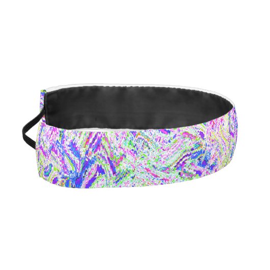 抽象芸術モダンアート旋回パターン結婚式の引き出物 アスレチックヘッドバンド (左)