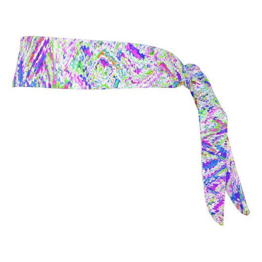 抽象芸術モダンアート旋回パターン結婚式の引き出物 タイヘッドバンド (回転90)