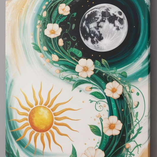 抽象芸術モダンアート：やさしいパステル&ジャパンディヴィーベ ポスター