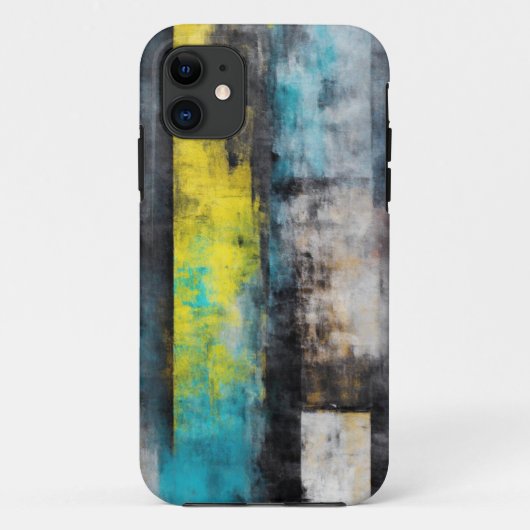抽象芸術モダンアートiPhone 11ケース Case-Mate iPhoneケース (裏面)
