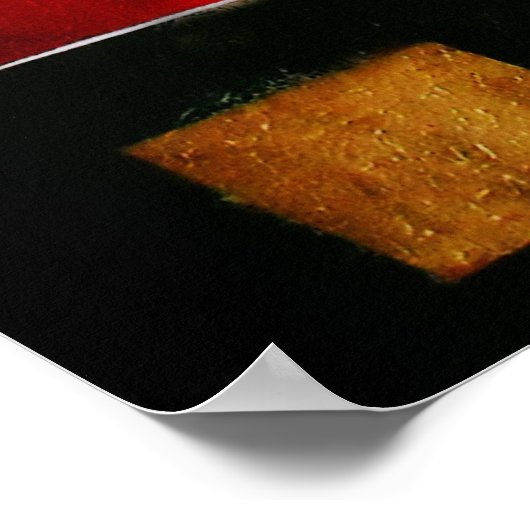 抽象芸術モダンアール絵画キャンバス ポスター (角)