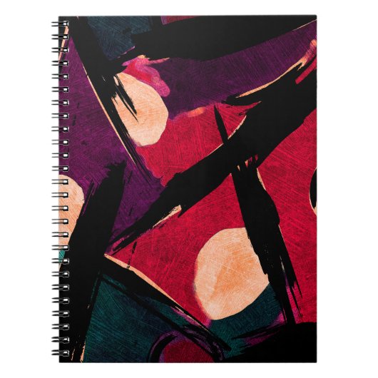 抽象芸術モダンア絵画クリルの断片。コロフ ノートブック (正面)