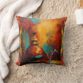 抽象芸術モダンア絵画ート クッション (ブランケット)