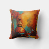 抽象芸術モダンア絵画ート クッション (裏面)