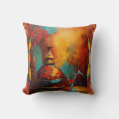 抽象芸術モダンア絵画ート クッション (正面)