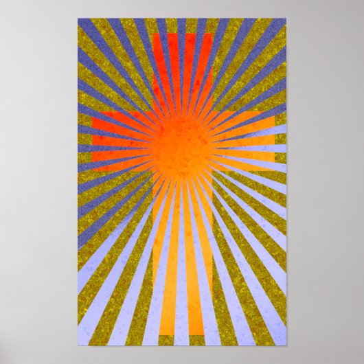 抽象芸術モダンイースタークロスポスターウォールアート ポスター (正面)