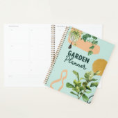 抽象芸術モダンウォーターカラーハウスプラントガーデン プランナー手帳 (ディスプレー)