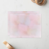 抽象芸術モダンエレガントカラー空白のテンプレート ノートカード (正面/裏面インサイチュ)