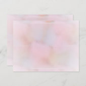 抽象芸術モダンエレガントカラー空白のテンプレート ノートカード (正面/裏面)