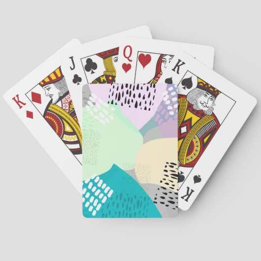 抽象芸術モダンオリジナル芸術的デザイン トランプ (裏面)