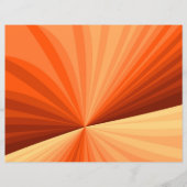 抽象芸術モダンオレンジ赤バニラグラフィックフラクタル (正面)