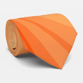 抽象芸術モダンオレンジ赤バニラグラフィックフラクタル ネクタイ (ロール)