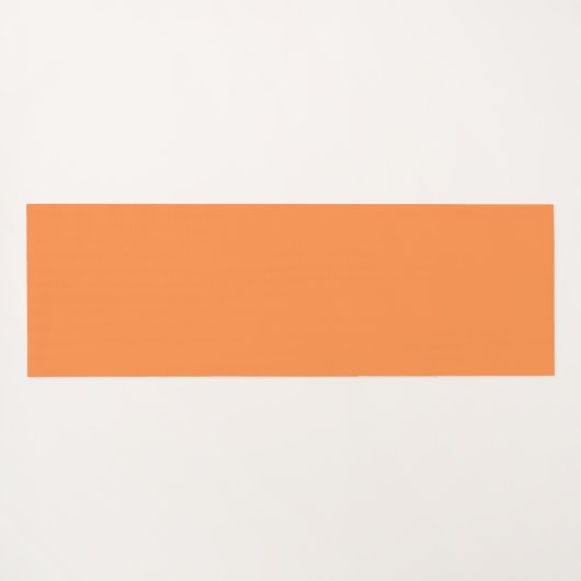 抽象芸術モダンオレンジ赤バニラグラフィックフラクタル ヨガマット (裏面(横))