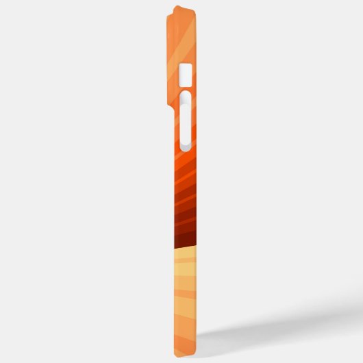 抽象芸術モダンオレンジ赤バニラグラフィックフラクタル Case-Mate iPhoneケース (裏面 / 左)