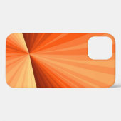 抽象芸術モダンオレンジ赤バニラグラフィックフラクタル Case-Mate iPhoneケース (裏面 (横))