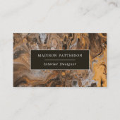 抽象芸術モダンカッパーシックプロフェッショナル 名刺 (正面)