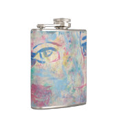 抽象芸術モダンカラフルのフラ包まれたスコ フラスク (右)