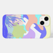 抽象芸術モダンカラフルシェイプクールグラフィック Case-Mate iPhoneケース (裏面 (横))