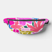 抽象芸術モダンカラフル花パターン ファニーパック (レイダウン)