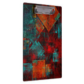 抽象芸術モダンカラフル芸術的型 クリップボード (右)