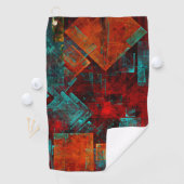 抽象芸術モダンカラフル芸術的型 ゴルフタオル (インサイチュ)