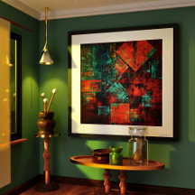 抽象芸術モダンカラフル芸術的型