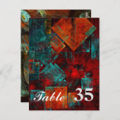 抽象芸術モダンカラフル芸術的型 ポストカード (正面/裏面)