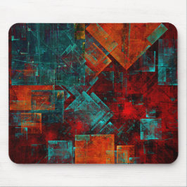 抽象芸術モダンカラフル芸術的型 マウスパッド