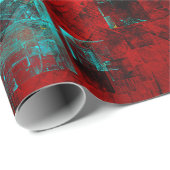 抽象芸術モダンカラフル芸術的型 ラッピングペーパー (ロールコーナー)