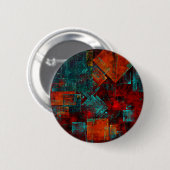抽象芸術モダンカラフル芸術的型 缶バッジ (正面&裏面)
