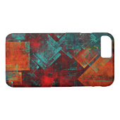 抽象芸術モダンカラフル芸術的型 Case-Mate iPhoneケース (裏面(横))