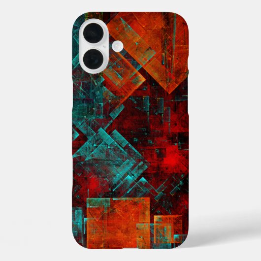 抽象芸術モダンカラフル芸術的型 Case-Mate iPhoneケース (裏面)