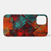 抽象芸術モダンカラフル芸術的型 Case-Mate iPhoneケース (裏面 (横))