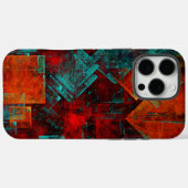 抽象芸術モダンカラフル芸術的型 Case-Mate iPhoneケース (裏面 (横))