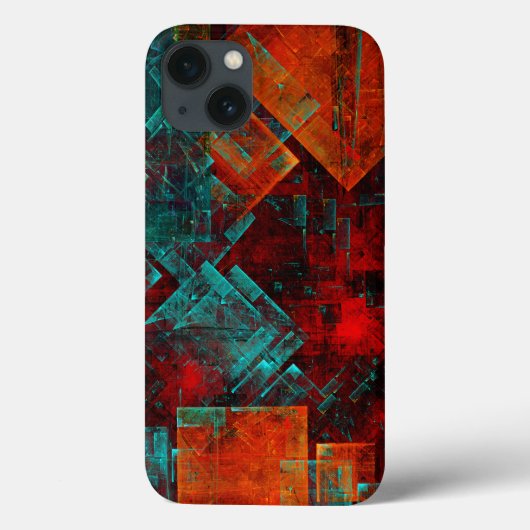 抽象芸術モダンカラフル芸術的型 Case-Mate iPhoneケース (裏面)