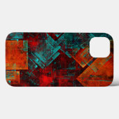 抽象芸術モダンカラフル芸術的型 Case-Mate iPhoneケース (裏面 (横))