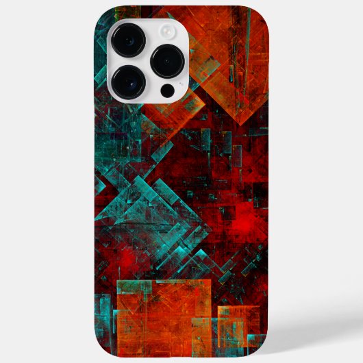 抽象芸術モダンカラフル芸術的型 Case-Mate iPhoneケース (裏面)