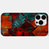 抽象芸術モダンカラフル芸術的型 Case-Mate iPhoneケース (裏面 (横))