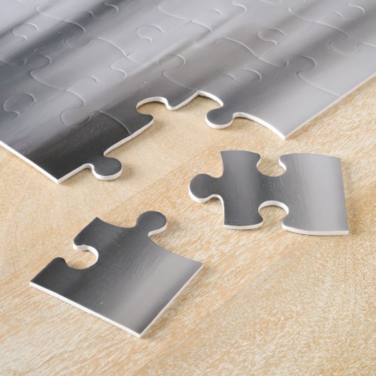 抽象芸術モダンキャット – ミニマルデザインアート ジグソーパズル (側面)